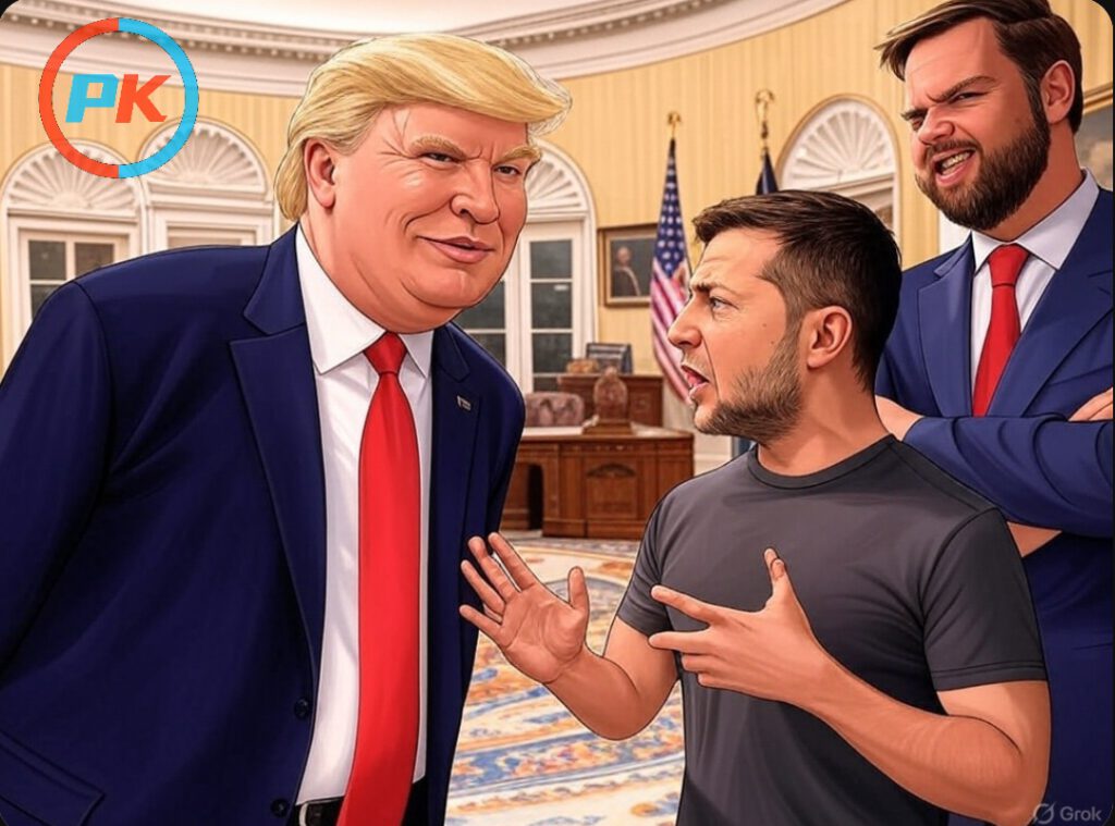 Trump Humiliates Comedian Zelensky in Oval Office