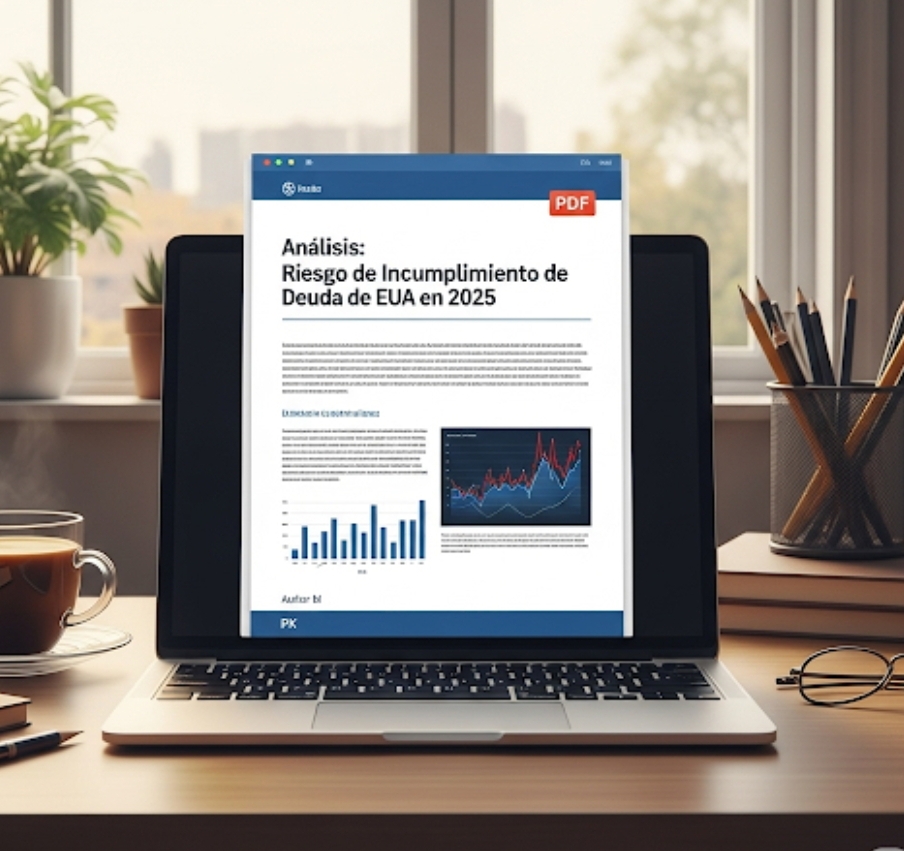 Análisis PDF📝: Riesgo de Incumplimiento de Deuda de EUA en 2025